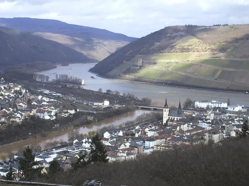 Ansicht von Bingen am Rhein