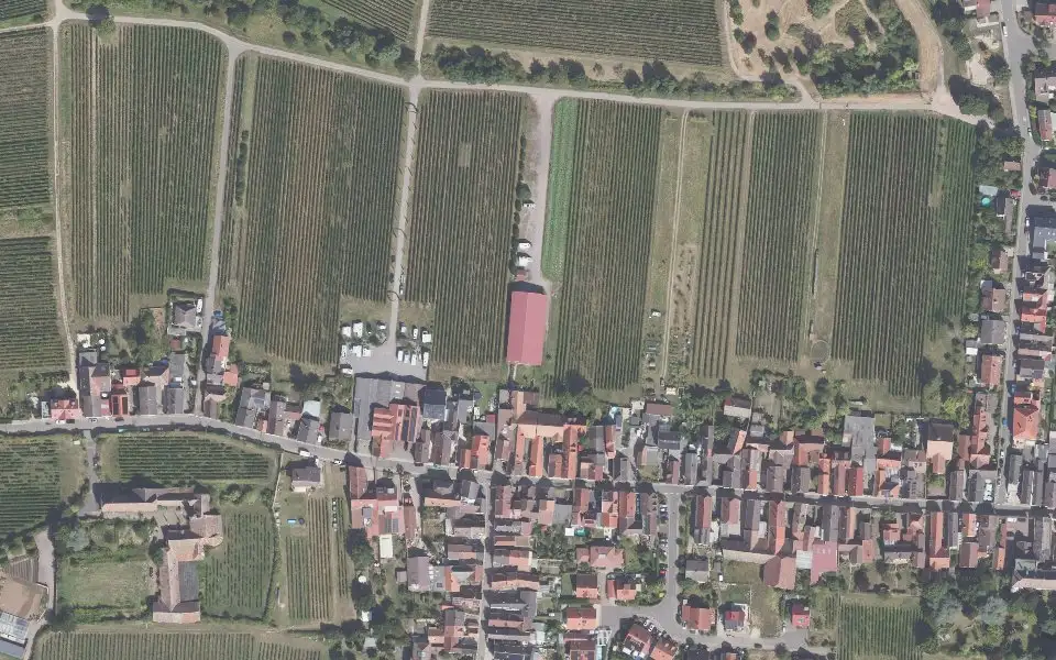 Luftbild der Umgebung von Alfons Hormuth in Edenkoben
