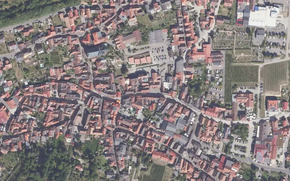 Luftbild der Umgebung von Altes Schlößchen in Sankt Martin