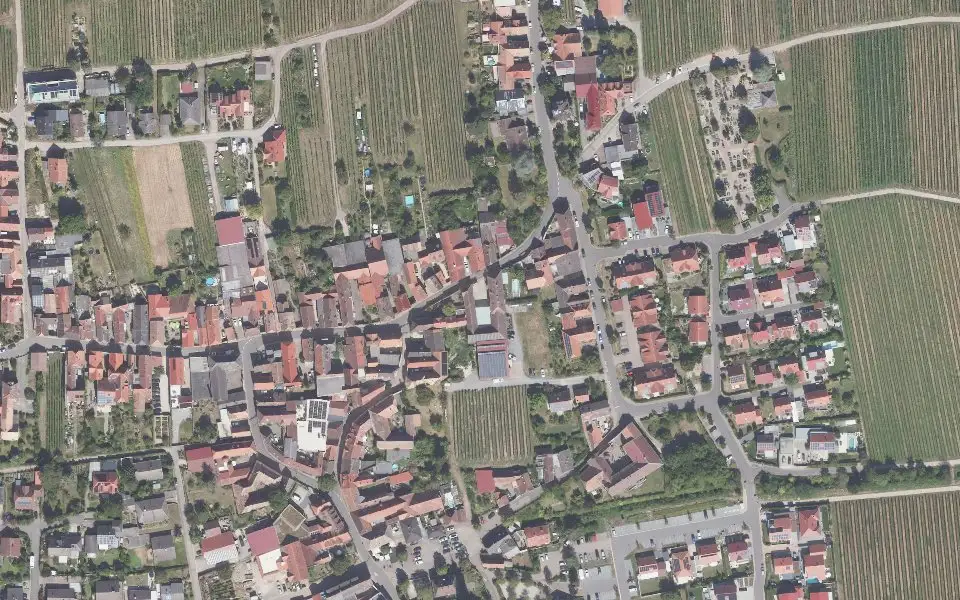 Luftbild mit der Einzellage Kirchenstück