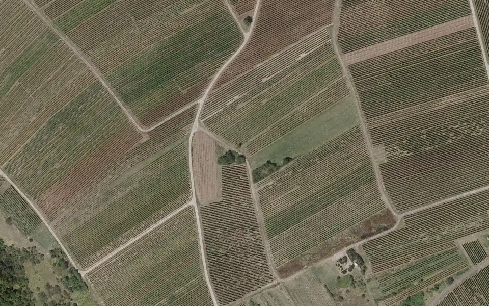 Luftbild mit der Einzellage Geisterberg