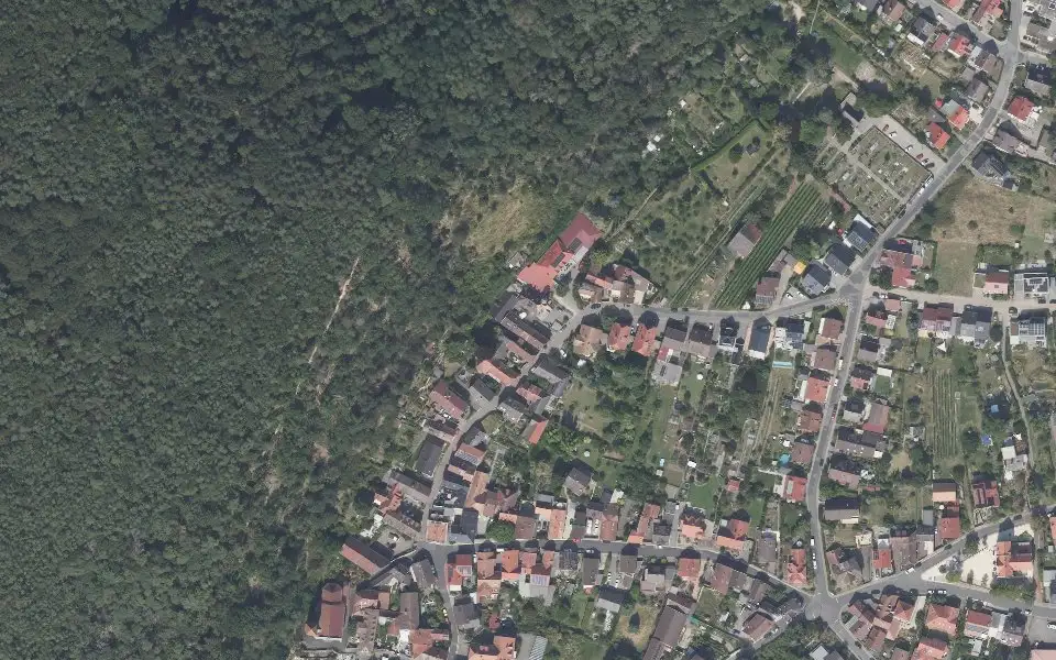 Luftbild mit der Einzellage Kapellenberg