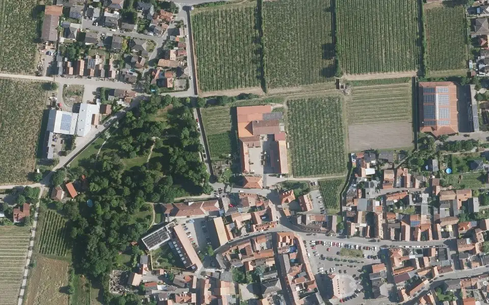 Luftbild der Umgebung von Jesuitenhof in Dirmstein