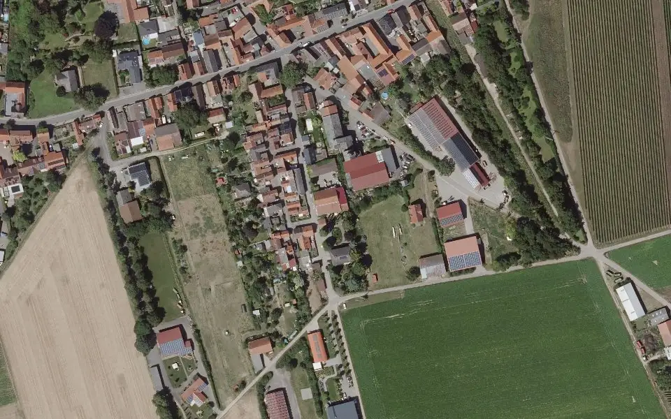 Luftbild mit der Einzellage Altenberg