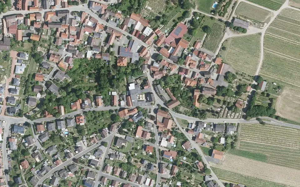 Luftbild mit der Einzellage Klosterstück