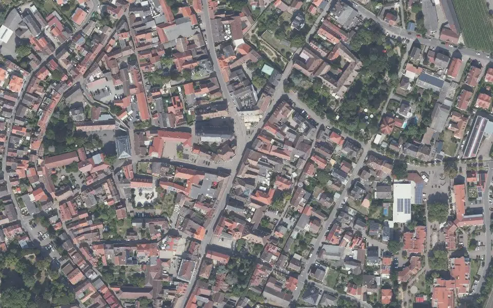 Luftbild der Umgebung von Rohstoff in Deidesheim
