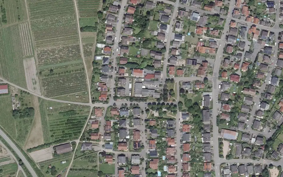 Luftbild der Umgebung von Sankt Marienhof in Gau-Algesheim