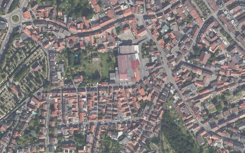 Luftbild der Umgebung von Vinothek Vier Jahreszeiten in Bad Dürkheim