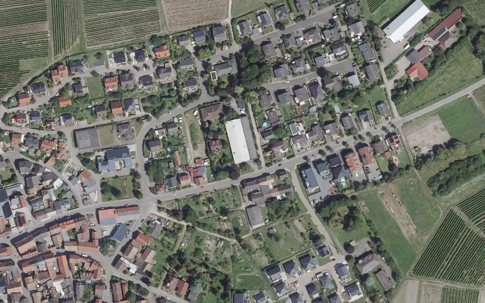 Luftbild mit der Einzellage Goldberge