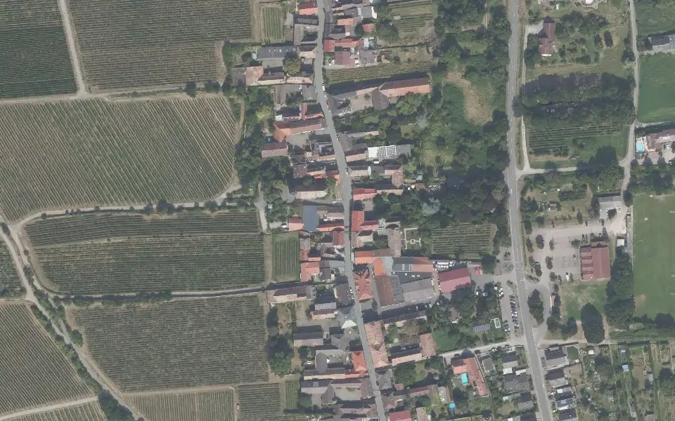 Luftbild der Umgebung von Weingut Acham-Magin in Forst an der Weinstraße
