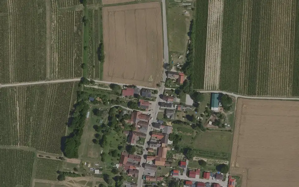 Luftbild mit der Einzellage Krapfenberg