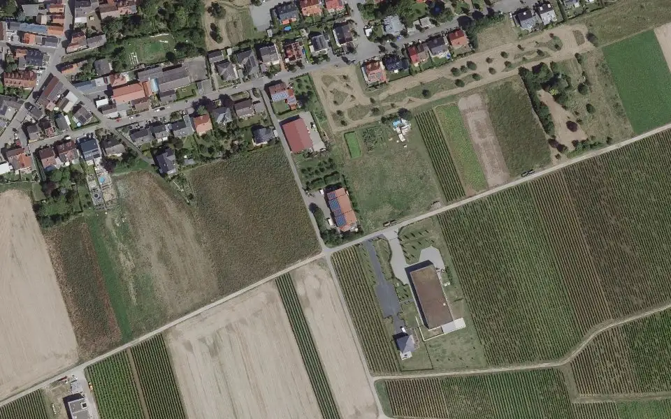 Luftbild mit der Einzellage Sand