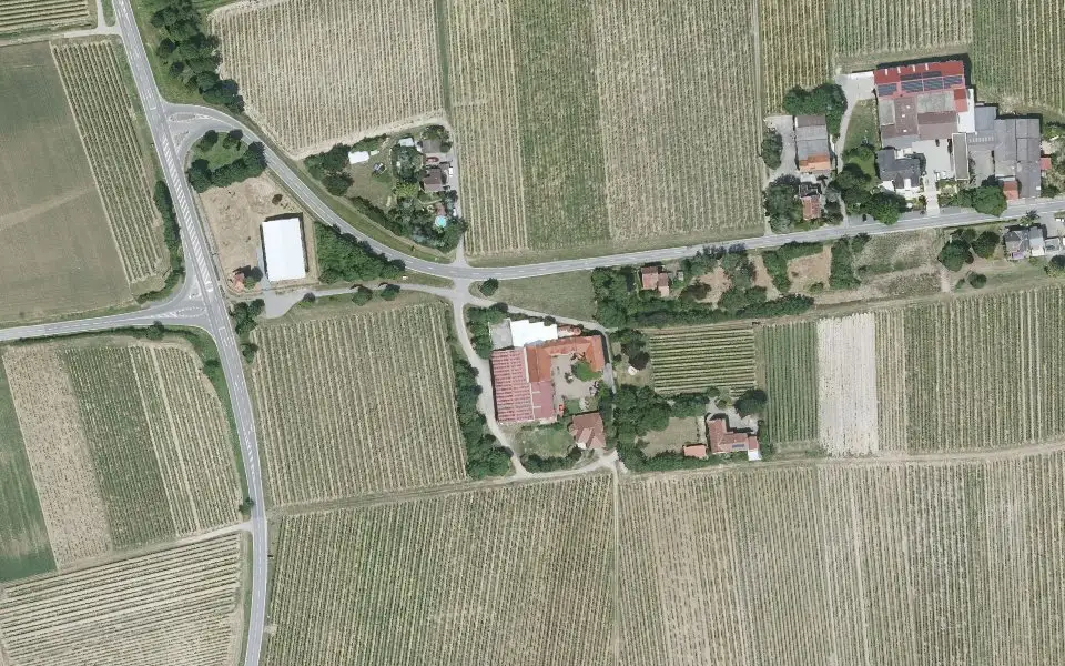 Luftbild mit der Einzellage Liebfrauenberg