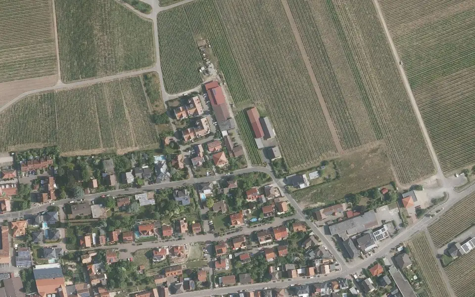 Luftbild der Umgebung von Weingut Benderhof in Kallstadt