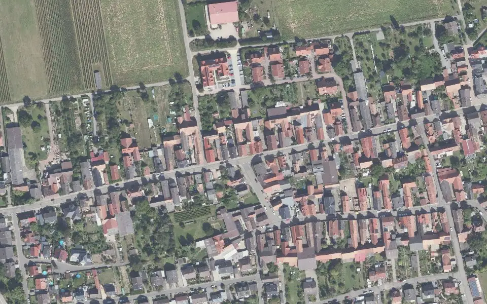 Luftbild mit der Einzellage Gottesacker