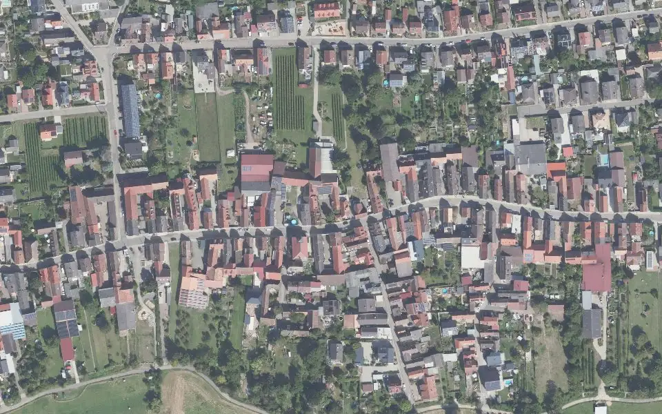 Luftbild mit der Einzellage Mandelberg