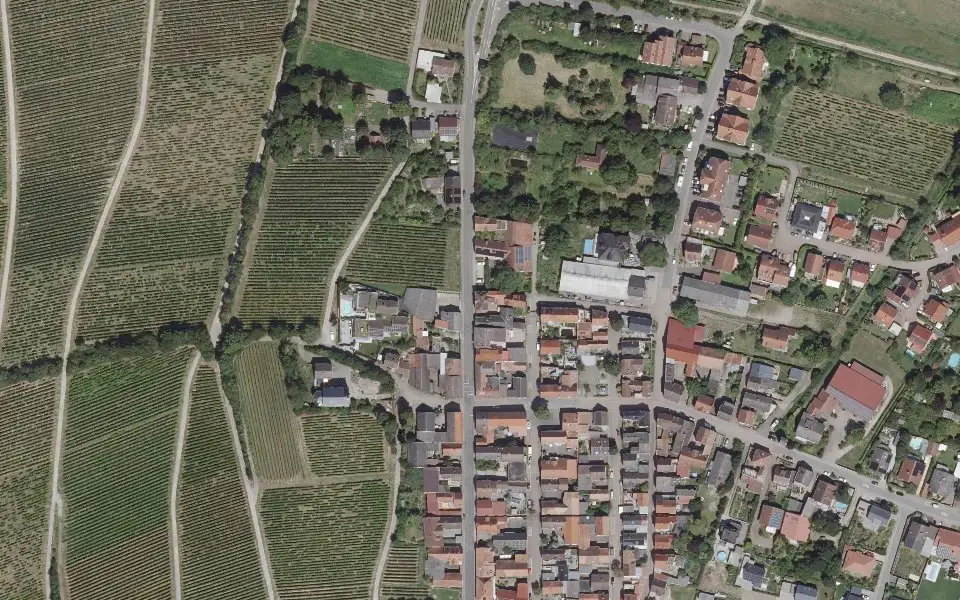Luftbild der Umgebung von Weingut Brüder Dr. Becker in Ludwigshöhe