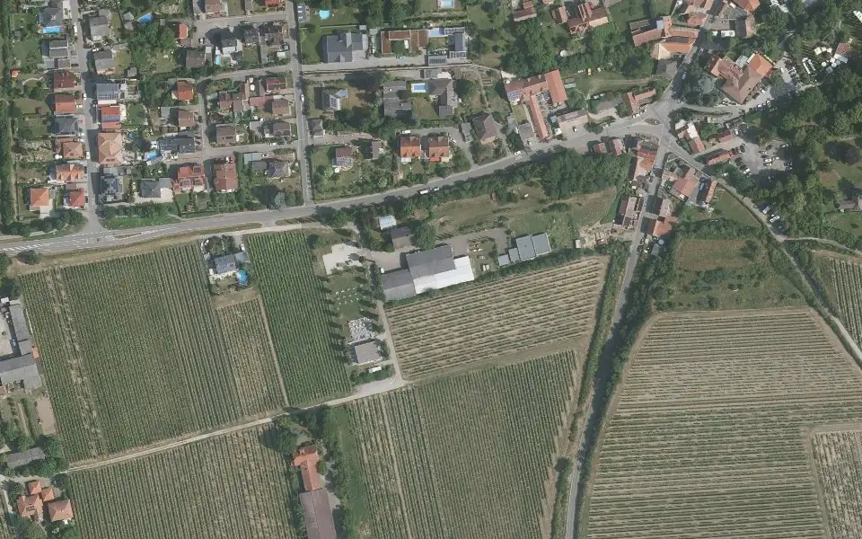 Luftbild der Umgebung von Weingut Dietrich in Großkarlbach
