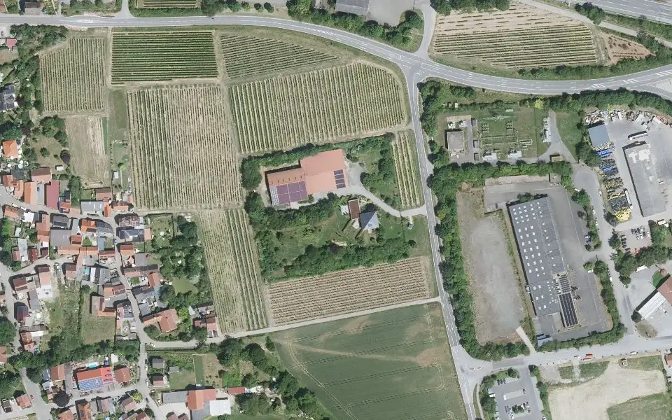 Luftbild mit der Einzellage Höllenbrand