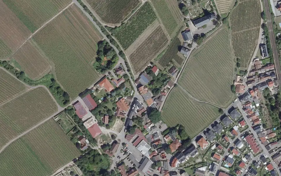 Luftbild mit der Einzellage Goldene Luft