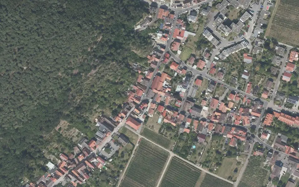 Luftbild der Umgebung von Weingut Herbert Müller Erben in Neustadt an der Weinstraße