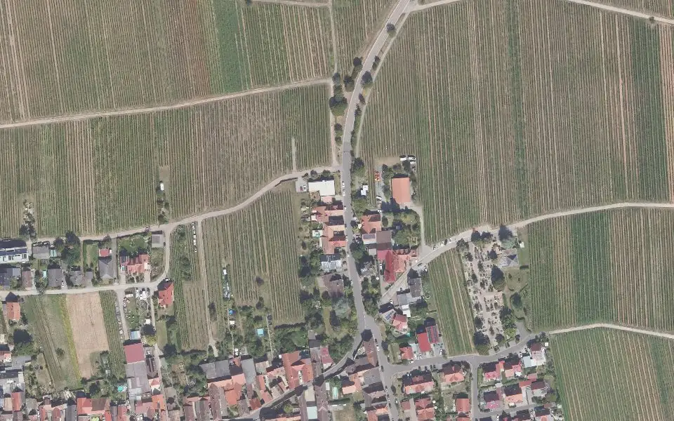Luftbild der Umgebung von Weingut Höffner in Hainfeld