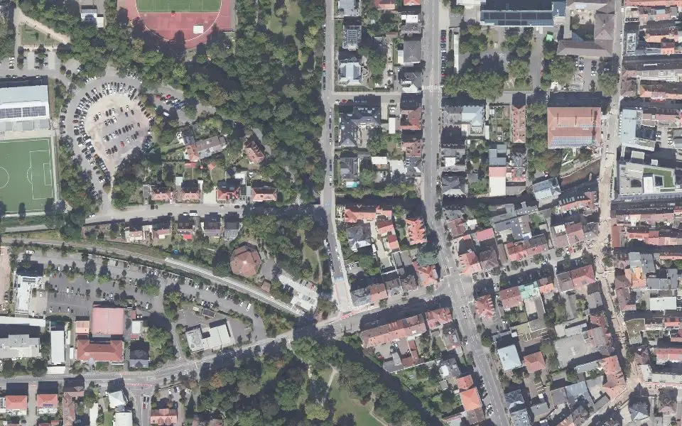 Luftbild der Umgebung von Weingut Jakob Gerau in Landau in der Pfalz