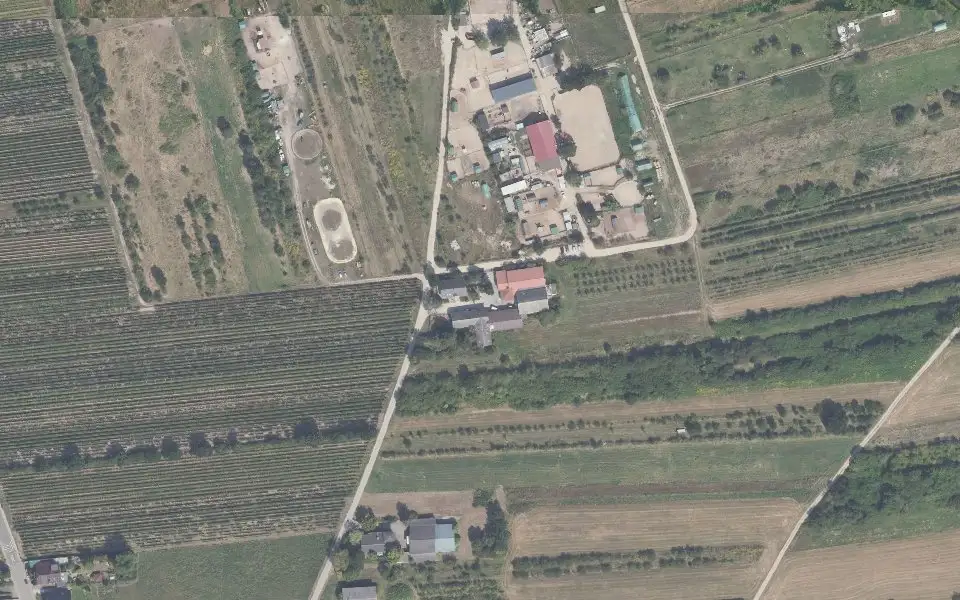 Luftbild der Umgebung von Weingut Keck in Ellerstadt