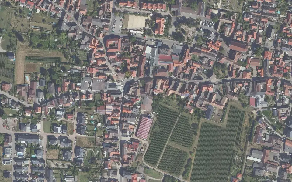 Luftbild der Umgebung von Weingut Kriegshäuser in Neustadt an der Weinstraße
