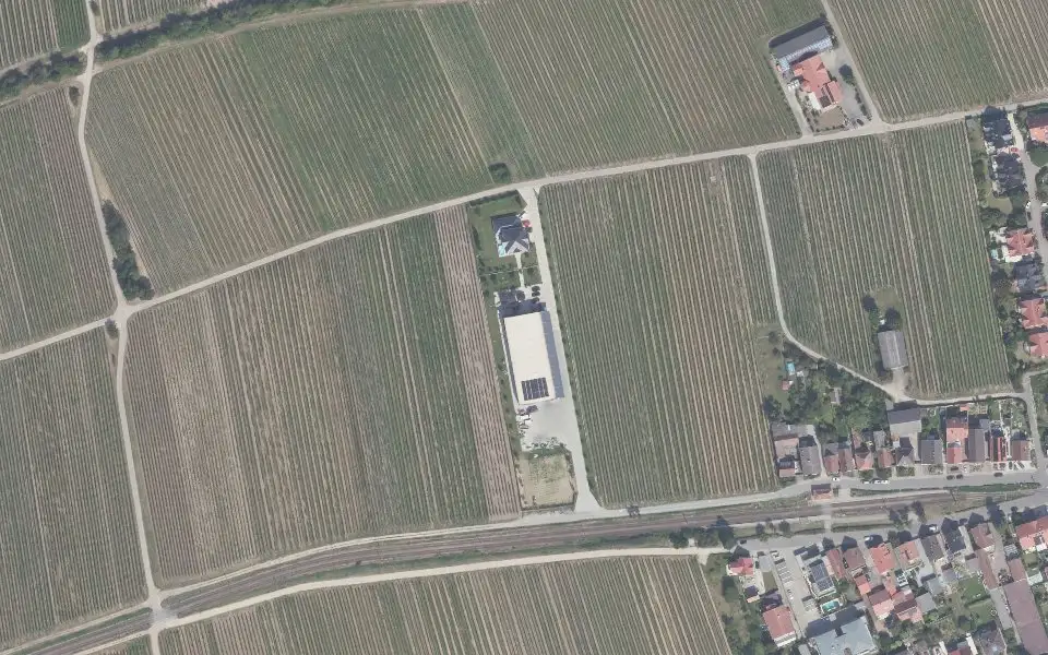 Luftbild der Umgebung von Weingut Lukas Kesselring in Ellerstadt