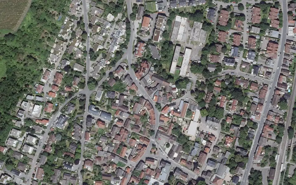 Luftbild mit der Einzellage Edelmann