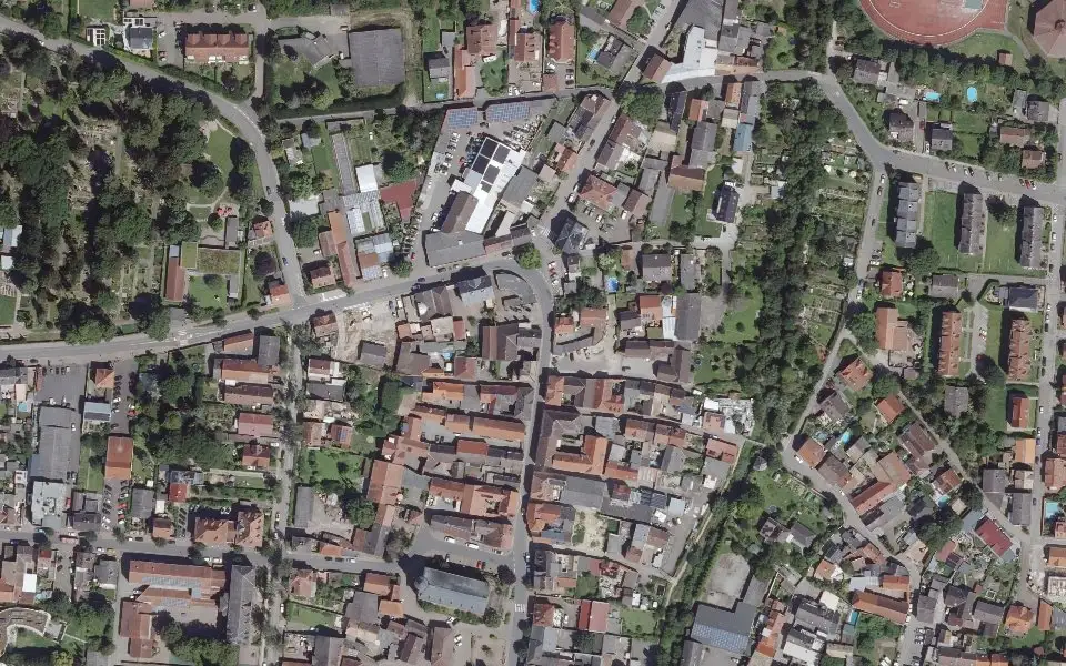 Luftbild mit der Einzellage Sonnenberg