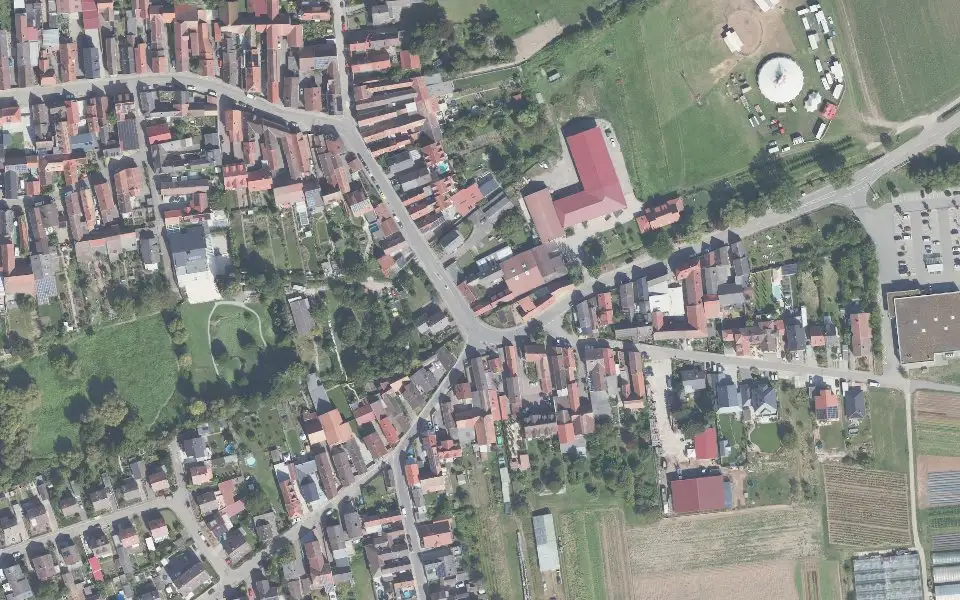Luftbild der Umgebung von Weingut Nett in Neustadt an der Weinstraße