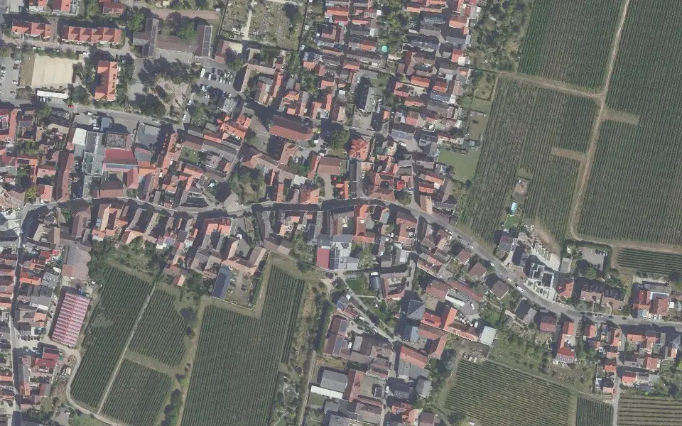 Luftbild der Umgebung von Weingut Ökonomierat Isler in Neustadt an der Weinstraße