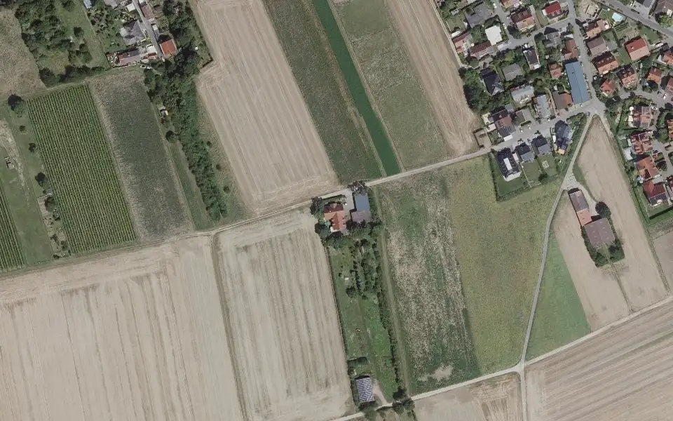 Luftbild der Umgebung von Weingut Peter Rossbach in Mommenheim