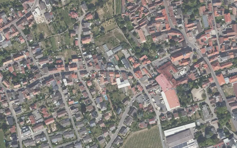 Luftbild der Umgebung von Weingut Peter in Wachenheim an der Weinstraße