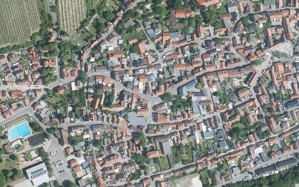 Luftbild mit der Einzellage Sankt Georgenberg