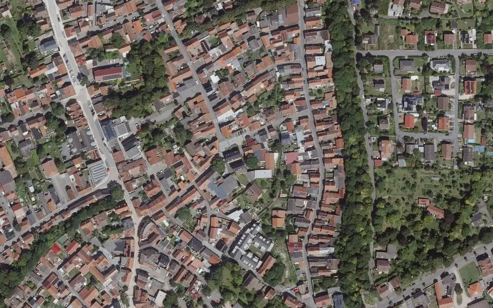 Luftbild der Umgebung von Weingut Reith in Wörrstadt
