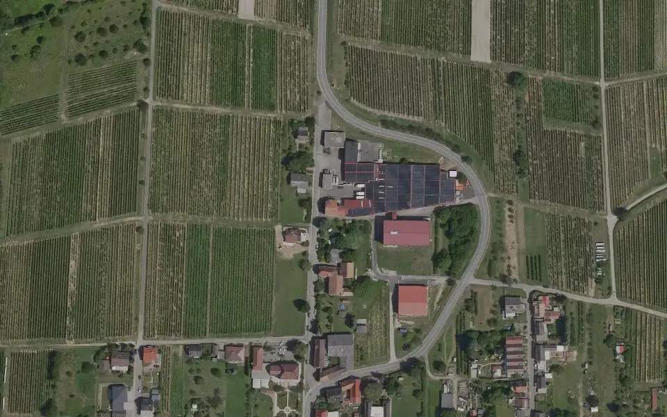 Luftbild der Umgebung von Weinstube Emil Wissing in Oberotterbach
