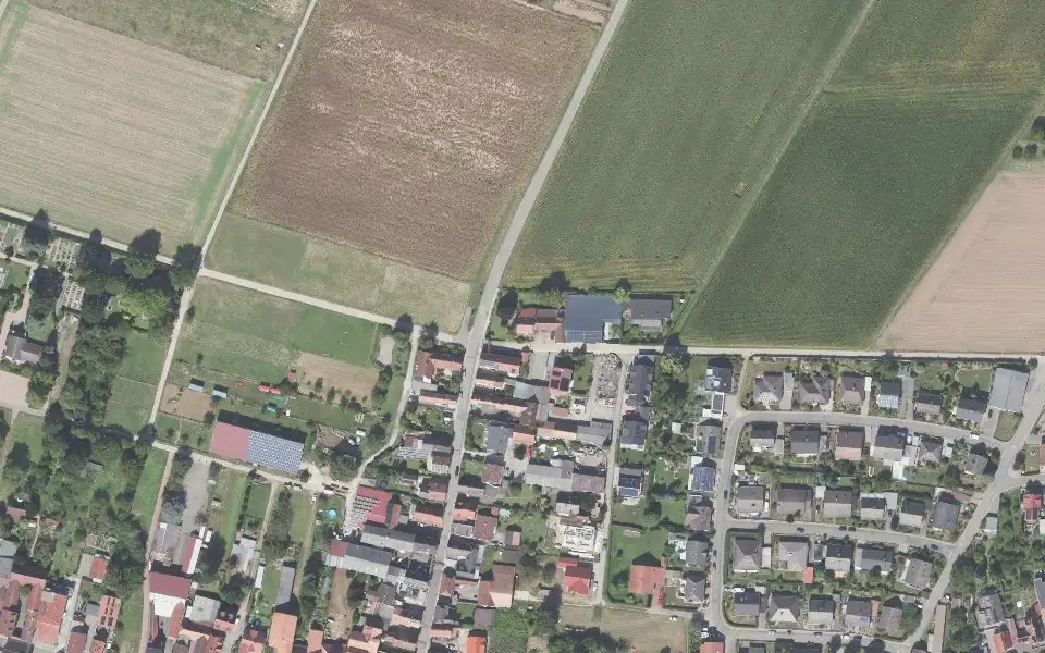 Luftbild der Umgebung von Weinstube Jede in Rohrbach