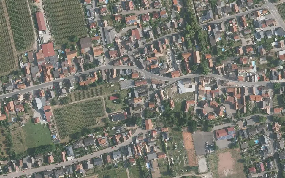 Luftbild der Umgebung von Winzerhof-Mayer in Erpolzheim